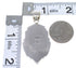Native American Village Design Silver Multicolor Pendant QX70378